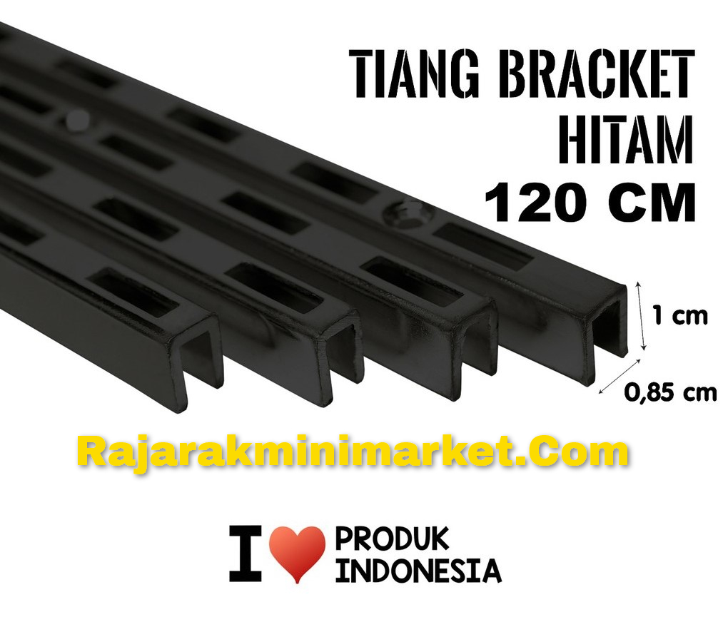 TIANG BRACKET HITAM 120 CM TIPE TBH120