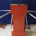 PINTU PUTAR SUPERMARKET BOX DOUBLE | PINTU ANTRIAN 2 ARAH TANPA COUNTER