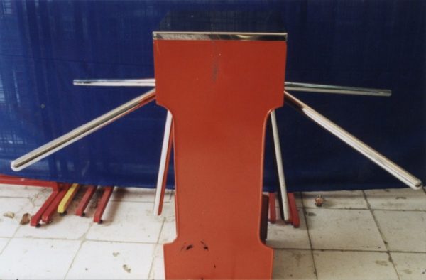 PINTU PUTAR SUPERMARKET BOX DOUBLE | PINTU ANTRIAN 2 ARAH TANPA COUNTER