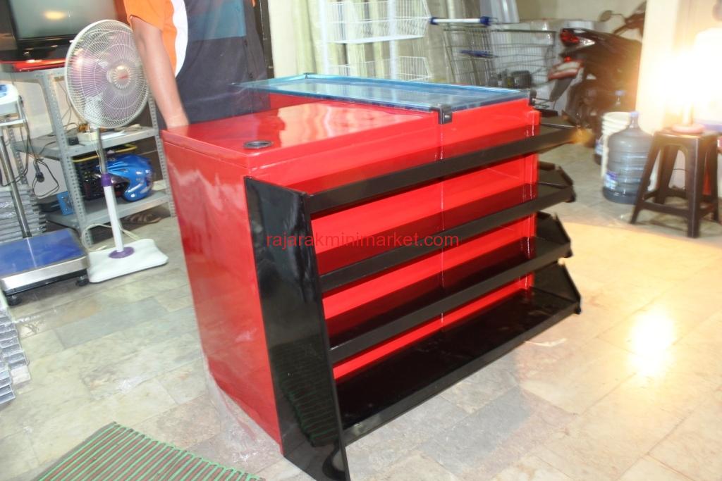  JUAL  MEJA  KASIR  MINIMARKET PUS SHELVING