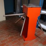 PINTU PUTAR SUPERMARKET BOX DOUBLE | PINTU ANTRIAN 2 ARAH TANPA COUNTER