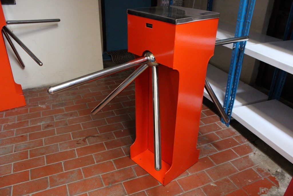 PINTU PUTAR SUPERMARKET BOX DOUBLE | PINTU ANTRIAN 2 ARAH TANPA COUNTER