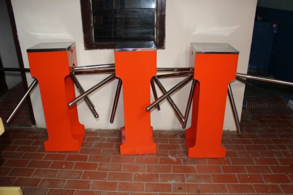PINTU PUTAR SUPERMARKET BOX DOUBLE | PINTU ANTRIAN 2 ARAH TANPA COUNTER