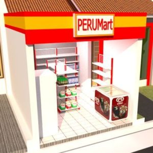 Denah Minimarket, Desain Toko Modern Minimalis