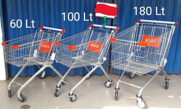 TROLLEY MINIMARKET SUPERMARKET VOLUME 60 LITER TIPE TS-60L RAJARAK, JUAL KE SELURUH INDONESIA | RAJA RAK MINIMARKET