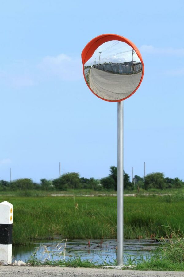 KACA CEMBUNG JALAN TIKUNGAN / TRAFFIC CONVEX MIRROR OUTDOOR DIAMETER 45, 60, 80, 100 CM