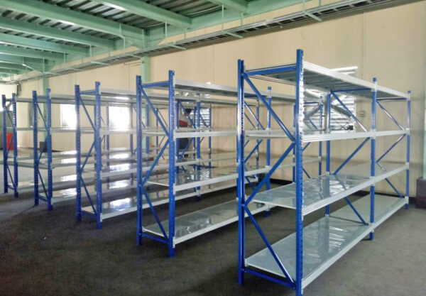 RAK BESI GUDANG LIGHT DUTY TIPE RR-250 L60, Kapasitas 250 Kg/Level (1 Ton/Unit) | RAJA RAK