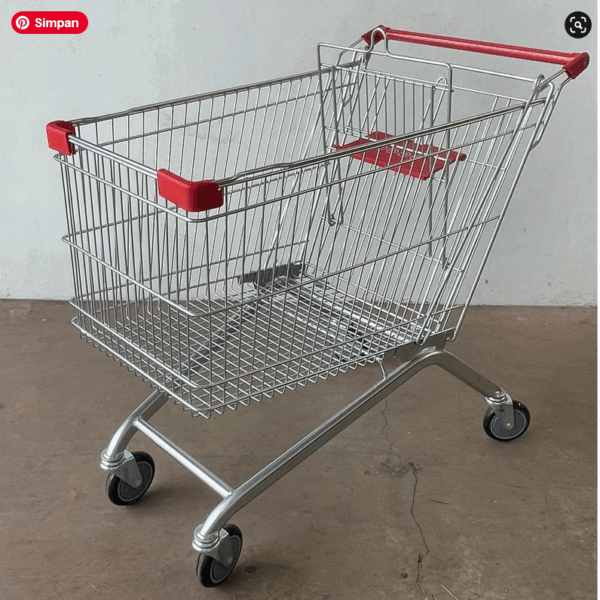 TROLI BELANJA SUPERMARKET 180 LITER TS-180L | TROLEY - TROLLEY SHOPPING | RAJA RAK MINIMARKET