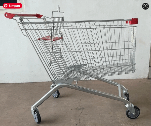 TROLI BELANJA SUPERMARKET 180 LITER TS-180L | TROLEY - TROLLEY SHOPPING | RAJA RAK MINIMARKET