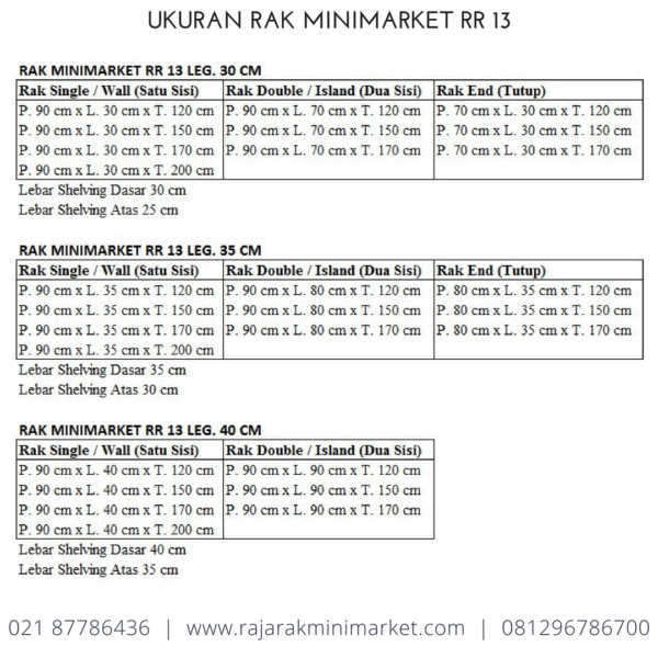 RAK TOKO DISPLAY MINIMARKET SWALAYAN MODERN TIPE RR-13 - Gambar 5