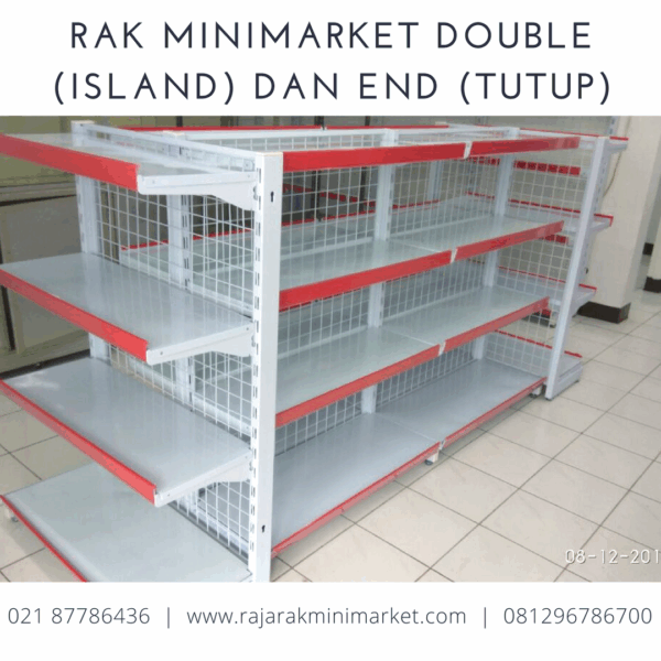 RAK TOKO DISPLAY MINIMARKET SWALAYAN MODERN TIPE RR-13, COCOK UNTUK RAK BERBAGAI JENIS TOKO RETAIL | RAJA RAK MINIMARKET | KIRIM KE SELURUH INDONESIA