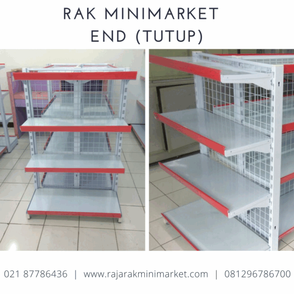 RAK TOKO DISPLAY MINIMARKET SWALAYAN MODERN TIPE RR-13, COCOK UNTUK RAK BERBAGAI JENIS TOKO RETAIL | RAJA RAK MINIMARKET | KIRIM KE SELURUH INDONESIA