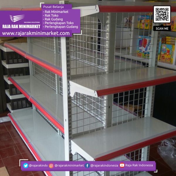 RAK TOKO DISPLAY MODERN TIPE RR-15 rajarakminimarket raja rak indonesia raja rak gudang