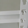 RAK BESI SIKU LUBANG BOLTLESS SLOTTED ANGLE TIPE GTM-100 UKURAN 118x55x240 CM, 5 SUSUN, WARNA PUTIH