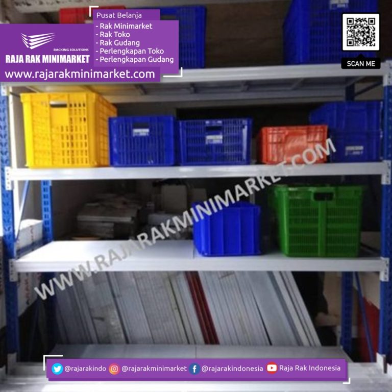 RAK GUDANG HEAVY DUTY UNTUK WAREHOUSE PABRIK / INDUSTRI