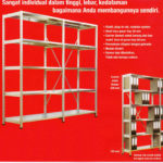 RAK GUDANG BESI GALVANIS SERBAGUNA (RAK PREMIUM)