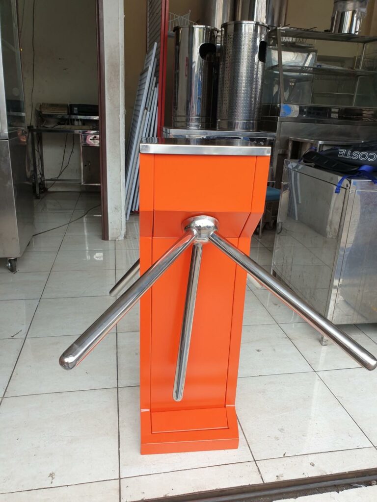 PINTU PUTAR SUPERMARKET BOX DOUBLE | PINTU ANTRIAN 2 ARAH TANPA COUNTER