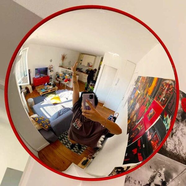 KACA CEMBUNG MINIMARKET INDOOR / CERMIN PENGAMAN TOKO / CONVEX MIRROR INDOOR DIAMETER 45 & 60 CM