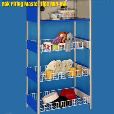 Rak Piring Master R04 AW Blue