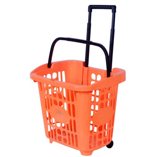 Keranjang Belanja Plastik Tarik & Jinjing Shinpo Flamingo SIP 341 | Raja Rak Minimarket