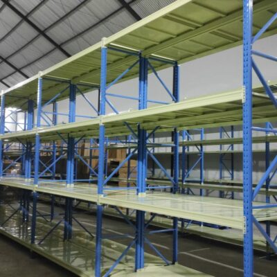 RAK BESI GUDANG MEDIUM DUTY TIPE RR-500 T.300 | LOAD 500 KG/LEVEL: Solusi Racking Serbaguna & Tangguh untuk Gudang Modern