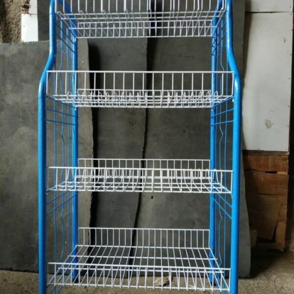 RAK PIRING MASTER 4 SUSUN TIPE R04 UKURAN 72x44x135 CM | RAJA RAK MINIMARKET