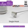 Single Hook 5 cm CHROME – Single Hook Pipa Kotak – Cantolan Kotak Display Aksesoris