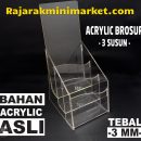 DISPLAY ACRYLIC - AKRILIK BROSUR 3 SUSUN