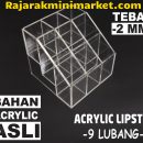 DISPLAY ACRYLIC - AKRILIK DISPLAY LIPSTIK 9 LUBANG