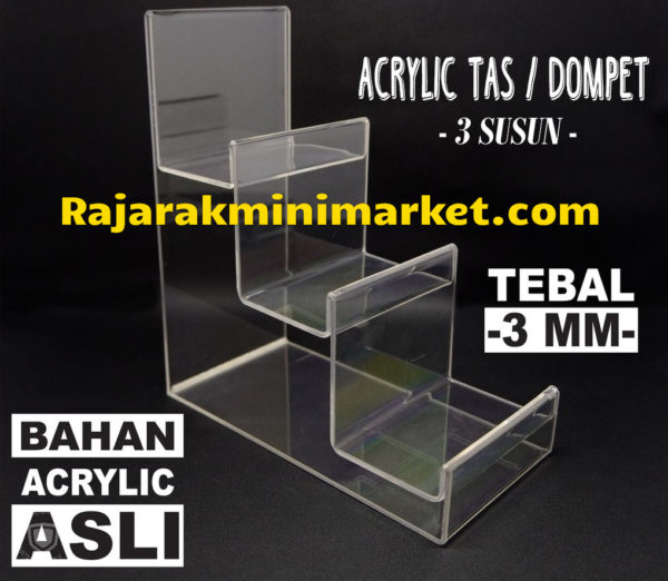 DISPLAY ACRYLIC - AKRILIK DISPLAY TAS / DOMPET JAKARTA