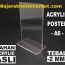 DISPLAY ACRYLIC TIPE DAA6 - AKRILIK POSTER UKURAN A6