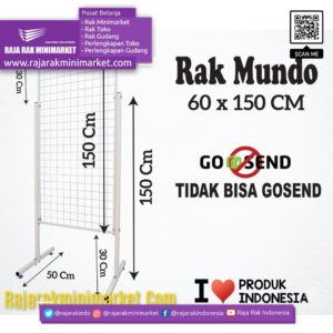 RAK MUNDO 60X150 CM + KAKI | RAK MINIMARKET TOKO DISPLAY SUPERMARKET ...