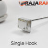 Single Hook 25 cm CHROME – Single Hook Pipa Kotak – Cantolan Kotak Display Aksesoris