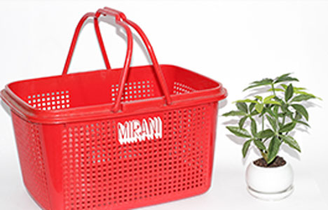 KERANJANG BELANJA PLASTIK TOKO SWALAYAN MINIMARKET MIRANI | RAJA RAK MINIMARKET