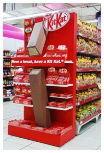 Brand unique display KitKat