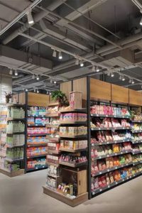 cara metode teknik mendisplay menata barang di toko minimarket supermarket
