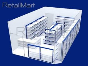 LAYOUT TOKO : contoh gambar desain layout 3D toko minimarket