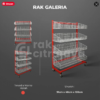 RAK GALERIA + RODA | RAK DISPLAY TOKO MINIMARKET / WARUNG KELONTONG, JUAL KE JAKARTA, BEKASI, TANGERANG, BOGOR, DEPOK, KARAWANG, BANDUNG, SURABAYA, YOGYAKARTA, SEMARANG, SERANG BANTEN, BANDAR LAMPUNG, PALEMBANG, BENGKULU, PEKANBARU, PADANG, BANDA ACEH, MEDAN, JAMBI, PANGKALPINANG, TANJUNGPINANG, TANJUNG SELOR, PALANGKARAYA, BANJARMASIN, SAMARINDA, PONTIANAK, MANADO, GORONTALO, KENDARI, MAKASSAR, PALU, MOROWALI, BAUBAU, AMBON, SOFIFI, TERNATE, JAYAPURA, MERAUKE, SORONG, MANOKWARI, DENPASAR, MATARAM, KUPANG