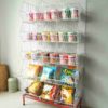 RAK TOKO DISPLAY NORWEI K80, Uk.80x36x143cm | RAK SNACK CHIKI SERBAGUNA