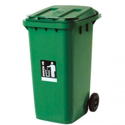 TEMPAT SAMPAH PLASTIK MINIMARKET OUTDOOR VOLUME 240 LITER RABBIT TIPE 7705 DUST BIN | RAJA PLASTIK INDONESIA