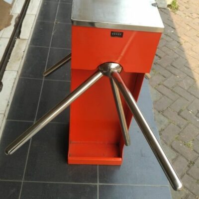 PINTU PUTAR SUPERMARKET BOX DOUBLE 2 ARAH DENGAN COUNTER | PINTU ANTRIAN PENGUNJUNG