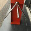 PINTU PUTAR SUPERMARKET BOX DOUBLE 2 ARAH DENGAN COUNTER | PINTU ANTRIAN PENGUNJUNG