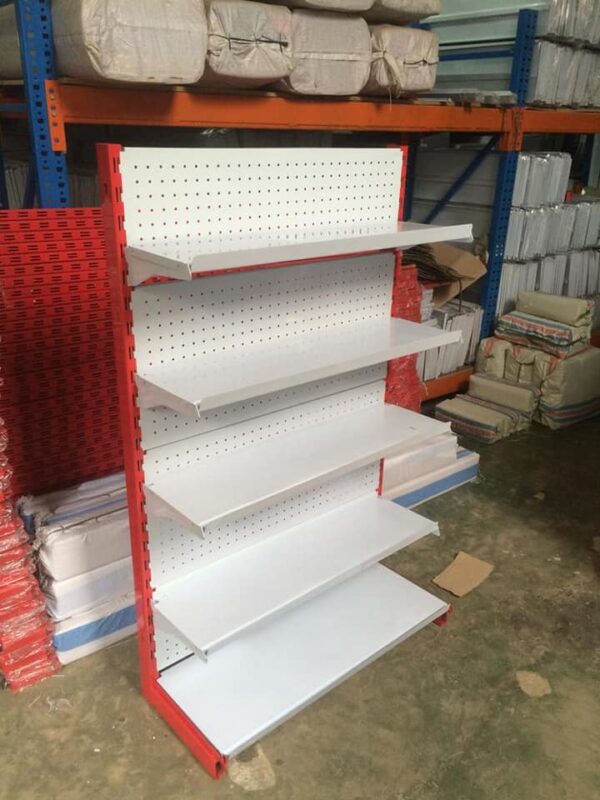 RAK DISPLAY TOKO MINIMARKET TIPE RR-13 PERFORATTED | SOLUSI DISPLAY PRODUK RAPI, RINGKAS & PROFESIONAL