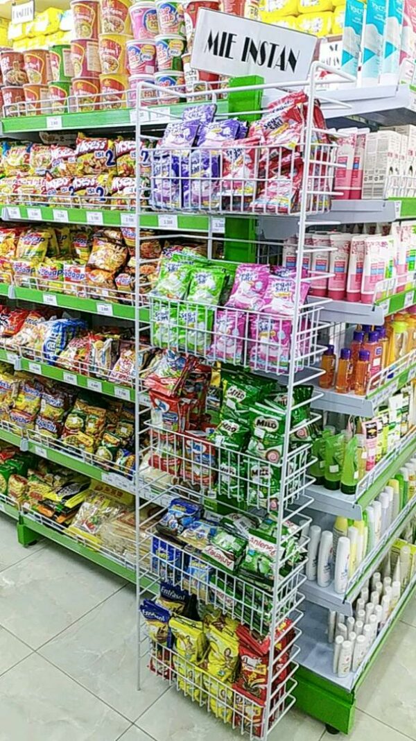 RAK WING DISPLAY (SAMPING END CAP GONDOLA) TIPE ST-12 RAJA RAK