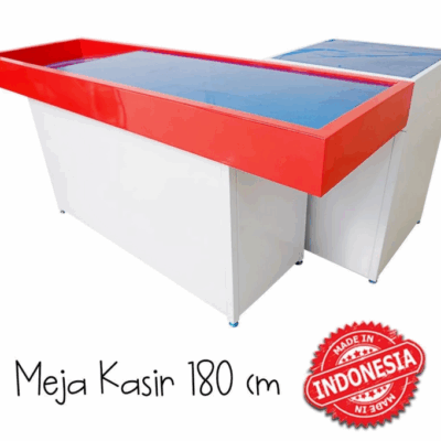 MEJA KASIR MINIMARKET TOKO SWALAYAN MODERN TIPE MK-05 SK-180 | RAJA RAK MINIMARKET