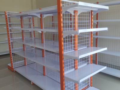 Pemasangan Rak Gondola Minimarket Display Toko Tipe JF-15 di Purwakarta
