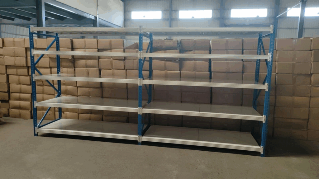 RAK LIGHT DUTY WAREHOUSE RACKING TIPE RR-63 UKURAN 200×80×200 CM KAPASITAS 250 KG/LAYER SHELVING