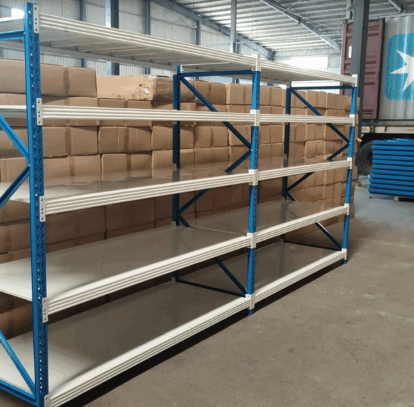 RAK LIGHT DUTY WAREHOUSE RACKING TIPE RR-63 UKURAN 200×80×200 CM KAPASITAS 250 KG/LAYER SHELVING