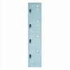 LOCKER BESI 4 PINTU ALBA LC 504 | LEMARI BESI KECIL 4 SUSUN