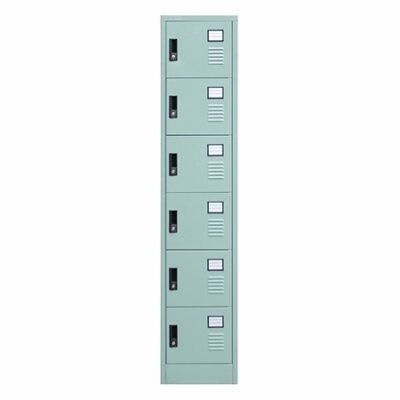 LOCKER BESI 6 PINTU ALBA LC 506 | LEMARI BESI KECIL 6 SUSUN | RAJA RAK INDONESIA